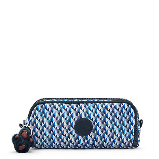 Kipling Gitroy Printed Pencil Case Táska Kék | HU 2128WN